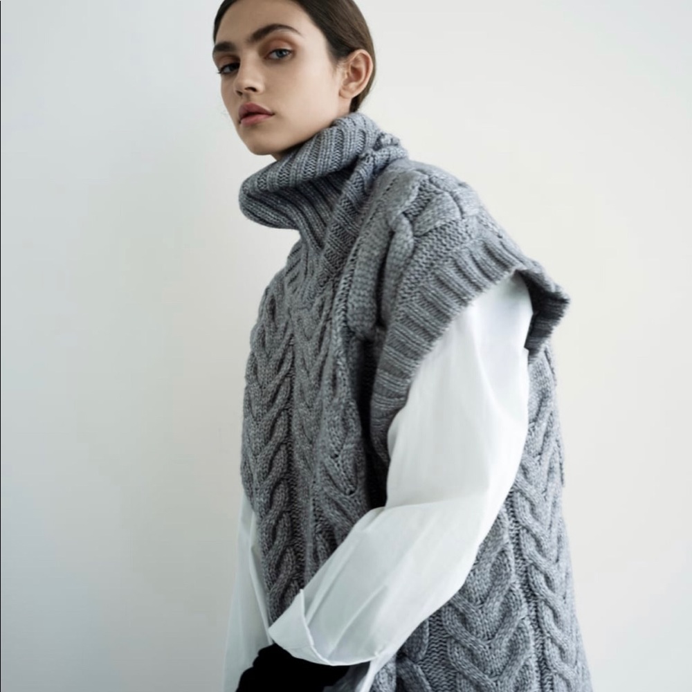 ZARA Cable Knit Sweater